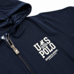 Leptomereia Navy Hoodie Me Polo Logotypo